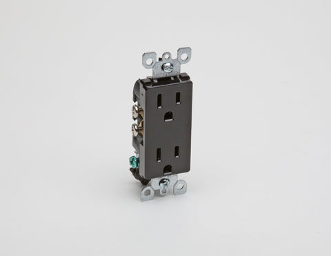 Outlet Decora Dual 110v Black