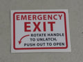 Window Decal - Emergency